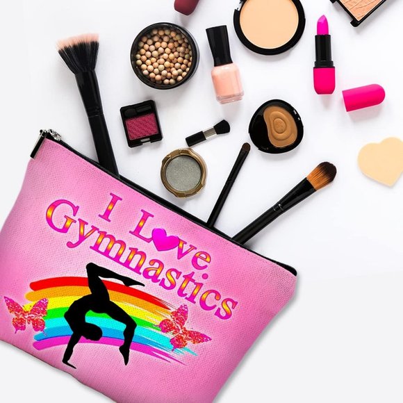 Women's High Quality Beautiful Canvas Waterproof Zipper Makeup Bag For Cosmetic - Picture 3 of 6